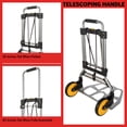 thumbnail image 4 of Stalwart Folding Dolly Cart with Collapsible Handle and 330lb Capacity, 4 of 10
