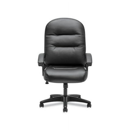 UPC: 0888206992554 | Pillow-Soft 2090 Series Executive High-Back Swivel/Tilt Chair Supports up to 250 lbs.  Black Seat/Black Back  Black Base