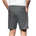 thumbnail image 5 of Mens Dress Shorts Summer Lightweight Breathable Straight Leg Loose Fit Business Casual Shorts with Pockets, 5 of 8