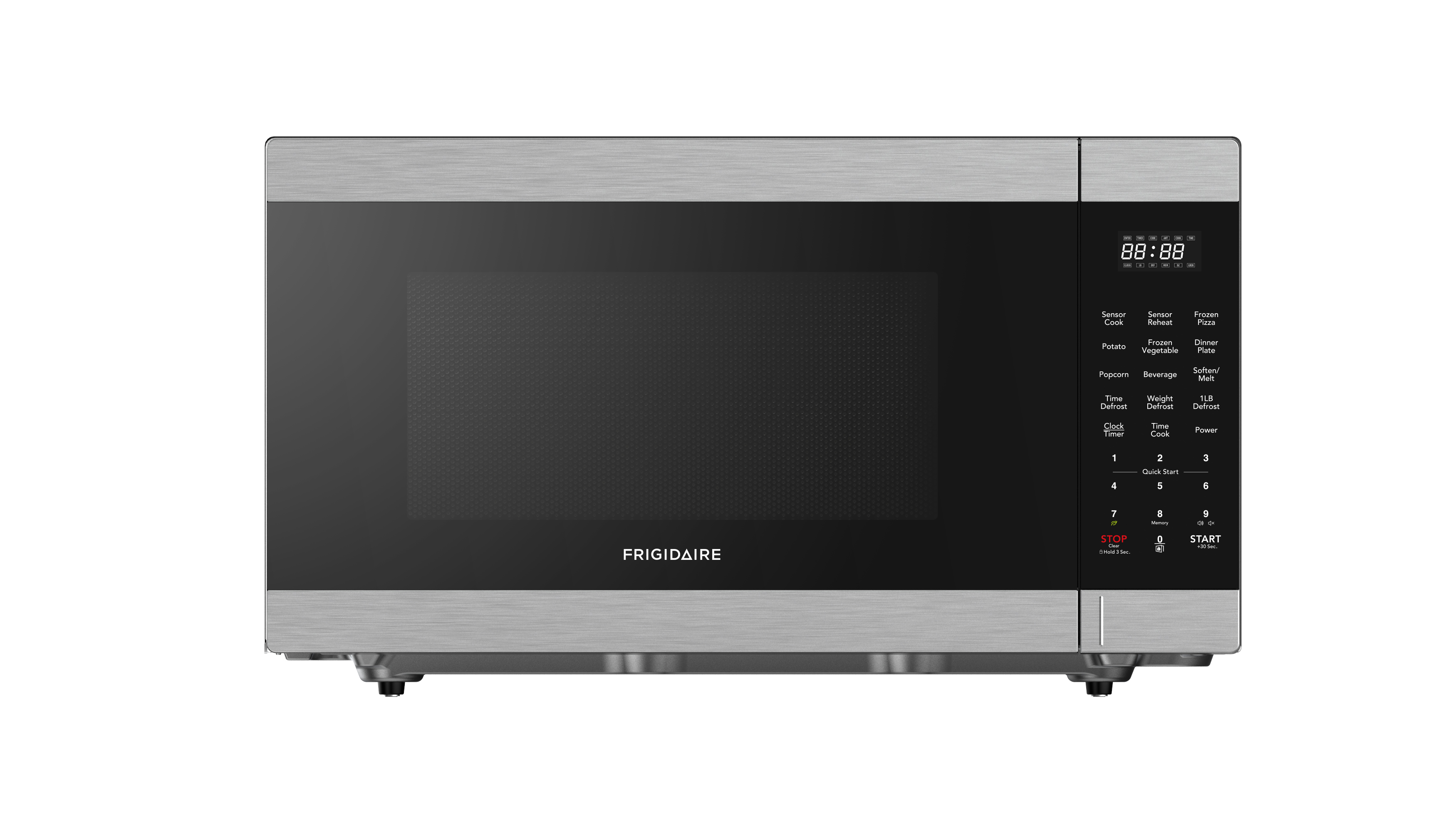 Frigidaire 2.2 Cu. ft. 1200 Watt Countertop Microwave Oven, Stainless Steel