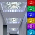 thumbnail image 2 of DYstyle RGB LED Ceiling Downlight 16 Colors Changing Panel Ceiling Lamp, 2 of 5