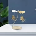 thumbnail image 3 of fastboy Spinning Tea Light Candle Holder Candle Lover Ornament Rotating Candlestick Women Men, 3 of 9