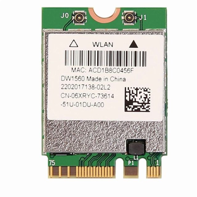 BCM94352Z DW1560 M.2 Adaptador Wifi Tarjeta InaláMbrica 1200Mbps 802.11Ac 2.4Ghz / 5G Bluetooth 4.0 Tarjeta NGFF para OS