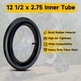 thumbnail image 3 of Hiaors 2 piezas 12,5 x 2,75 (12 1/2 x 2 3/4) 12-1/2 x 2,75 mini tubo interior de moto de cross Tr13 válvula recta para Razor Dune Buggy Dirt Rocket Mx350 Mx400 X-Treme piezas de scooter eléctrico, 3 of 9