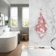 thumbnail image 2 of Yayeee 100% Cotton Hand Towels for Bathroom 16" x 28" Soft Absorbent Kitchen Towel, Bunny Love Blooms, 2 of 7