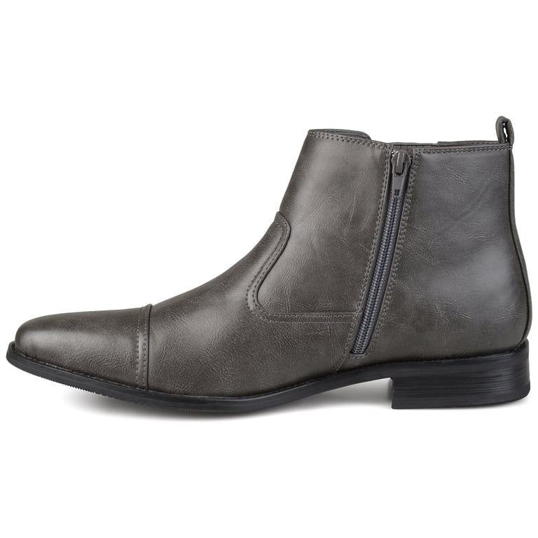 Vance Mens Alex Zip-up Cap Toe Dress Boot, Widths Available  display picture 1