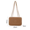 thumbnail image 2 of PU underarm bag daily travel Joker Messenger bag Dating chain bag new fashion-khaki, 2 of 5