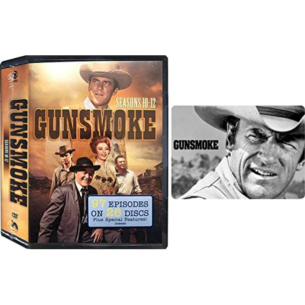 Gunsmoke: Seasons 10-12 DVD Box Set with Bonus Glossy Art Card ...