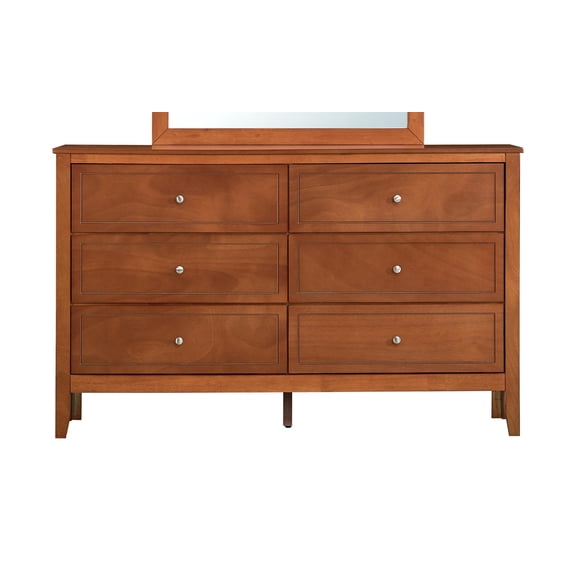 Glory Furniture Daniel G1314-D-60 6 Drawer Dresser - Oak