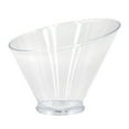 thumbnail image 5 of Curved Plastic Candy Bowl, Clear, Dia. 6.5" x 5.39" H, Party Favors, Way to Celebrate, 5 of 6