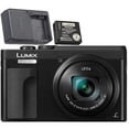 thumbnail image 1 of Panasonic LUMIX DC-ZS70S 20.3MP 4K Digital Camera (Black) with Battery and External Charger Travel Pack Bundle Panasonic DMCZS70K-ZSTRV, 1 of 5
