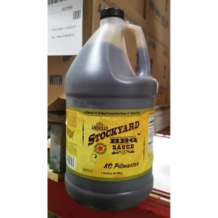 American Stockyard Pitmaster BBQ Sauce, 128 Fluid Ounce -- 4 per
