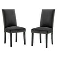 thumbnail image 1 of Side Dining Chair, Set of 2, Velvet, Wood, Dark Grey Gray, Modern Contemporary Urban Design, Kitchen Room Cafe Bistro Restaurant Hospitality, 1 of 10