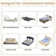 thumbnail image 3 of Foldable safety gate for children's beds with adjustable straps 150x40.5x42 cm white, baby safety., 3 of 5