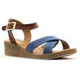 thumbnail image 3 of Sandalias para Mujer Zmexico 1351 azul cielo 24.5, 3 of 4