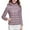 Purple, variant on RKSTN Puffer Jacket Womens Long Sleeve Stand Collar Zip Up Winter Jacket Quilted Lightweight Down Jacket with Pockets