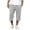 aa02_Gray, variant on Elvqul Capri Pants for Men Pockets Pants Drawstring Elastic Waist Holiday Straight Leg Relaxed Fit Mens Trousers Lightweight