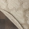 thumbnail image 6 of Nourison Easy Care 4' x Round Cream Modern Rug, 6 of 10