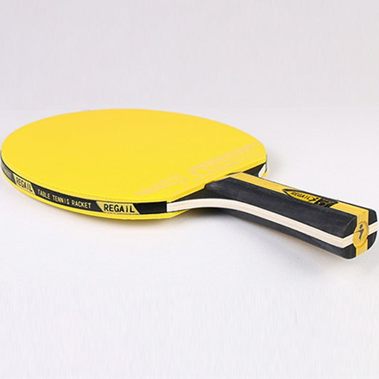 Strong Spin Table Tennis Racket 7 Ply wood Ping Pong Bat Paddle Long handl  