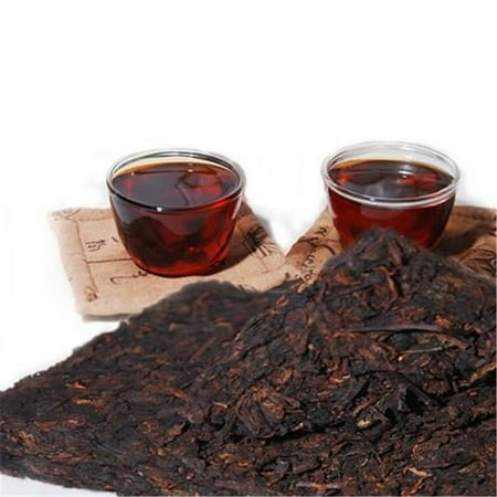 250g(0.55LB) Puer Tea Cotton Tea Brick Blank China Original Puerh Tea Good Natural Organic Pu er Tea Green Food No Additives Pu-erh Tea