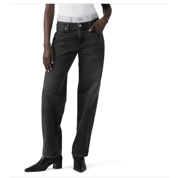 Levi's Women's '94 Baggy Mashup Double-Waistband Jeans - Layer Cake