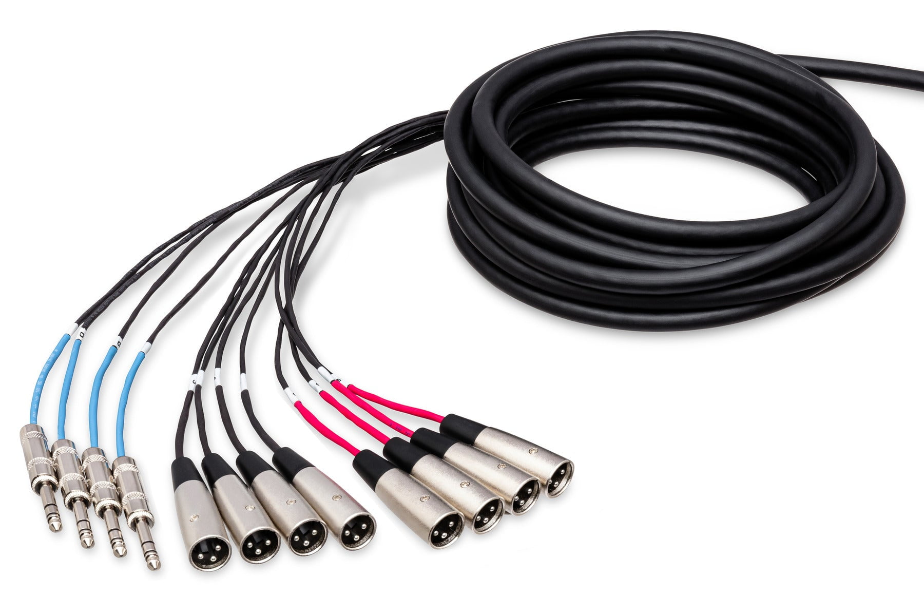 Hosa Technology Pro-Conex Stage Heavy-Gauge Instrument Cables, Steel and Metal Black, 50 ft, 15 lb