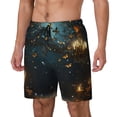 thumbnail image 1 of Disketp Magical Library Butterfly Night for Men's Double Layer Sports Swim Trunks,Stretchy Swim Trunks,Perfect for Swimming, Beach & Sports Activities-3X-Large, 1 of 6