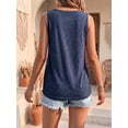 thumbnail image 3 of MOYIKO Tank Tops for Women Summer Sleeveless V Neck Pleated Tops Loose Fit Casual Trendy Basic, 3 of 7