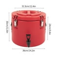thumbnail image 5 of 4.94gal Stainless Steel Beverage Dispenser, 10-16H Insulated Beverage Dispenser, Portable Sports Cooler, 5 of 15