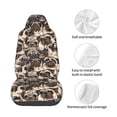 thumbnail image 4 of Daiia Cute French Bulldog Printed Car Seat Cover - Waterproof & Sweatproof - Universal Fit, Machine Washable, Non-Slip - Seat Protector for Car, Truck, SUV, Van (1 Pack), 4 of 5
