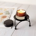 thumbnail image 2 of Qholemyo Vintage Hollow Iron Small Candleholder Tabletop Ornament Home Decor For Indoor Atmosphere Decoration, 2 of 6