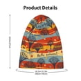 thumbnail image 4 of Sikiie Vibrant Autumn Forest Hues Toddler Beanie Kids Beanie Hat Warm Winter Hats for Boys Girls Knit Cap, 4 of 7