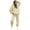 Beige, variant on Womens Sweatsuits 2 Piece Hoodie Sweatshirt Jogger Pants Loungewear Sets Fall Essentials Outfits for Women