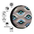 thumbnail image 6 of PUREYAH Modern Blue Eyes Rv Spare Tire Cover, Wheel Covers Protectors Universal Fit for Camping Travel Trailer Truck 14 inch, 6 of 6