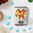 thumbnail image 4 of Scale Kitchen Scale with 6 Units Tare Function & LCD Display 0.05oz/1g Stainless Digital Scale Grams and Ounces for Baking Cooking Dieting and Meal Prep, 4 of 6