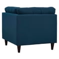 thumbnail image 3 of Modway Empress Upholstered Fabric Corner Sofa in Granite, 3 of 11