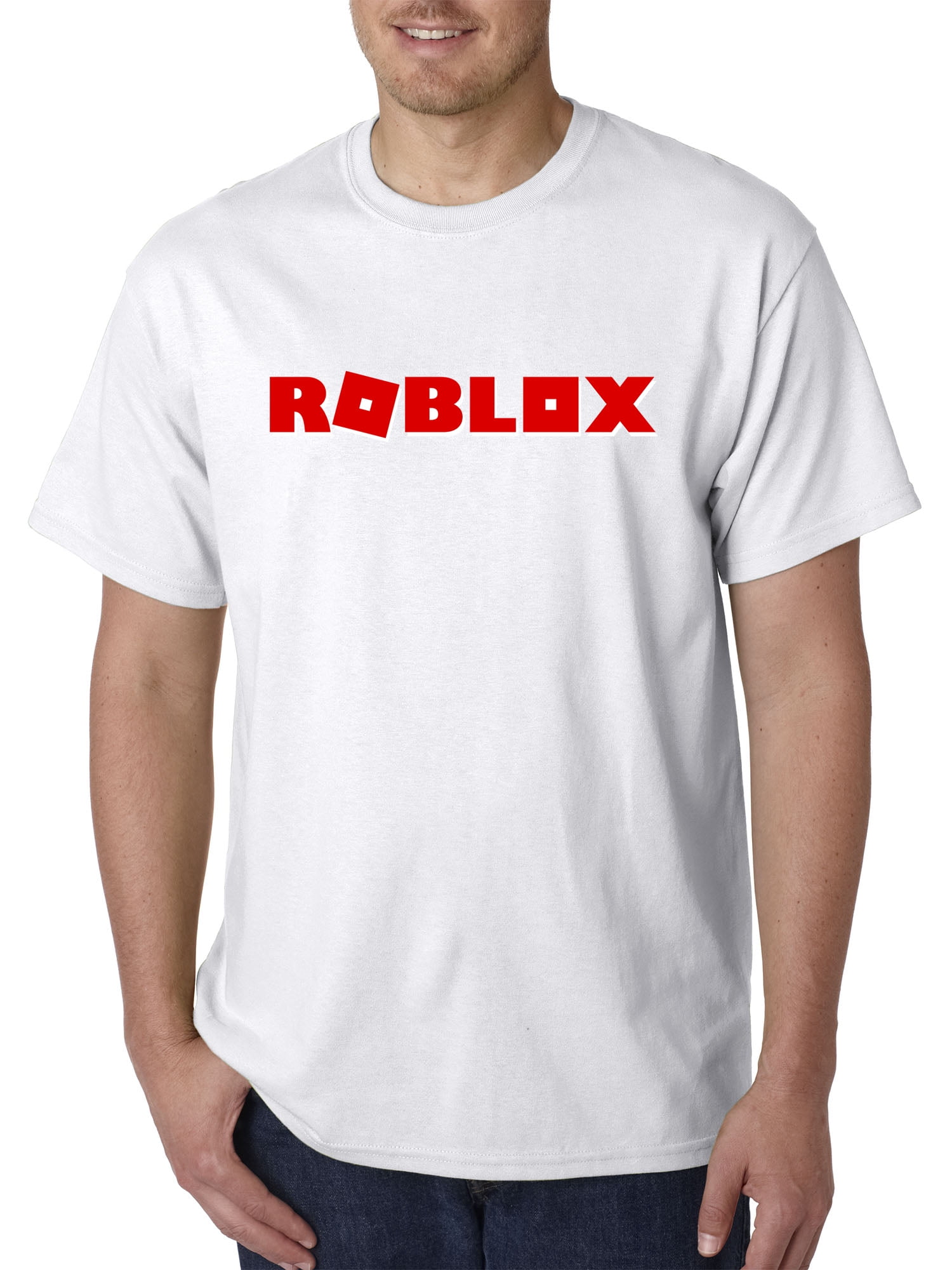 New Way New Way 922 Unisex T Shirt Roblox Logo Game Filled Large White Walmart Com - roblox player style shirts t shirt unisex roblox player shirt style unisex shirts men shirt style