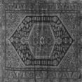 thumbnail image 1 of Ahgly Company Indoor Square Persian Gray Traditional Area Rugs, 6' Square, 1 of 1