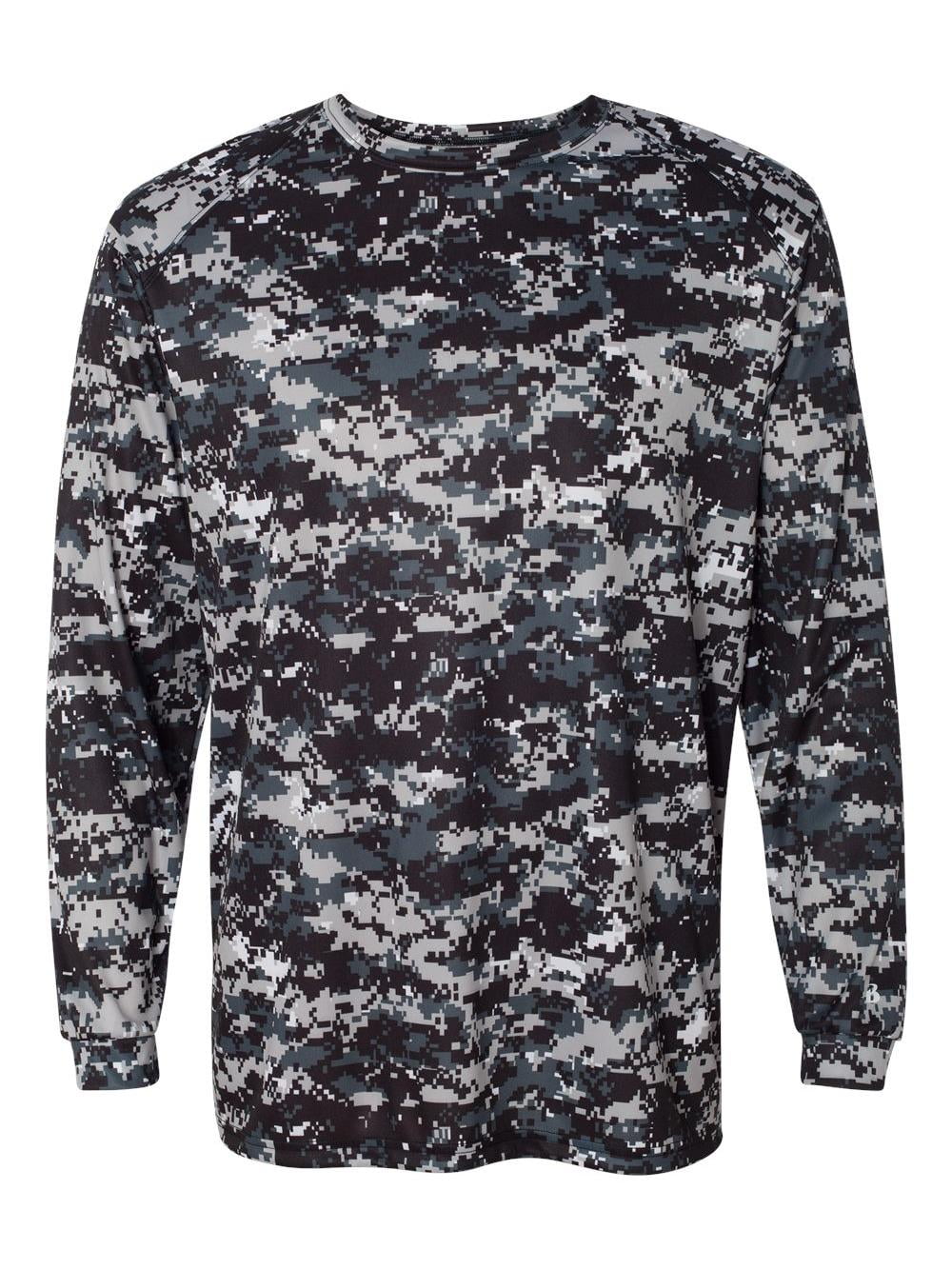 digital camo long sleeve performance shirts