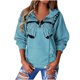 thumbnail image 1 of Sudadera para mujer Otoño Sudaderas Moda Otoño Invierno Manga larga Estampado sólido Tops con capucha Odeerbi  ODB-5, 1 of 6