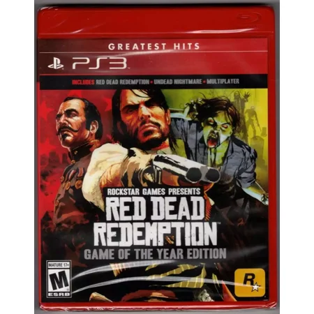 Red Dead Redemption Game of the Year (Greatest Hits) PS3 (Brand New Factory Seal