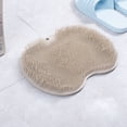 thumbnail image 1 of Foot Scrubber Cleaner Brush Foot Scrubber Mat Shower Foot Massager Scrubber Foot Massager Scrubber Mat TPR Foldable Hook Foot Scrubber Cleaner Brush With Suction Cup, 1 of 5