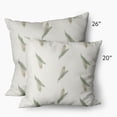 thumbnail image 3 of 20" x 20" Simply Daisy Feather Stripe Decorative Throw Pillow, 3 of 3
