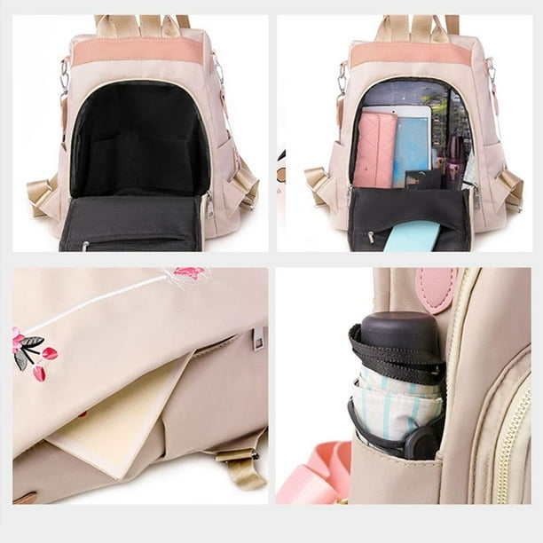 Backpack Purse for Women Travel Backpack Stylish Shopping Small Bag Light Weight for College School Men Girls Student beige