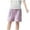 Purple-06, variant on Ugoldhm Girls Ice Silk Shorts Unisex Summer Thin Casual Sport Yoga Athletic Sweat Bermuda Shorts Size 6-16