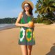 thumbnail image 3 of Easygdp Spring St Patrick’S Day Irish Gnomes para Vestido Transpirable de Mujer, Vestido Suelto de Manga Corta con Pliegues y Bolsillos para el Verano, 3 of 7
