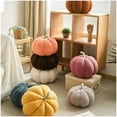 thumbnail image 3 of Edunwind Fall Decorations 3D Pumpkin Throw Pillow Fluffy Plush Pumpkin Stuffed Animal Toy Savings Perfect for Home Decor, Halloween, Christmas or Birthday Party, 3 of 6