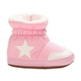 thumbnail image 3 of Gibobby Baby Unisex Booties Warm Fleece Winter Stay On Infant Slipper Socks Boys Girls Soft Non Slip Sole Newborn First Walkers Ankle Crib Shoes(Pink,6-12 Months), 3 of 6