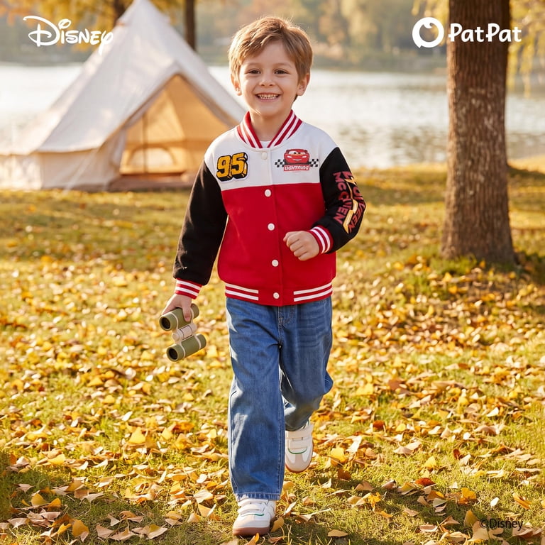 Disney Cars Boys Lightning McQueen Bomber Jacket photo 8