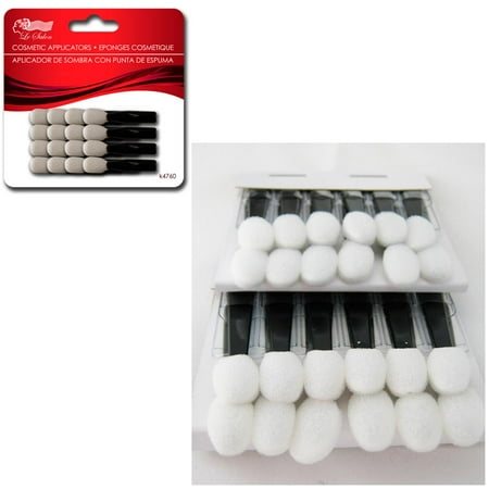 - 20 Disposable Eye Shadow Brush Makeup Applicators Sponge Tool Color Makeup Set !